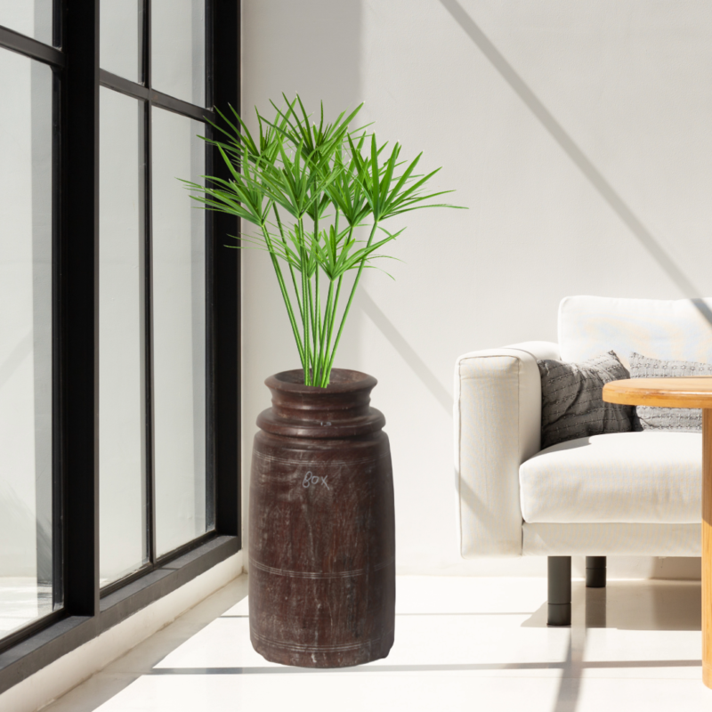 20" Inch Tall Wooden Vases, Wooden Planters, Home Decor
