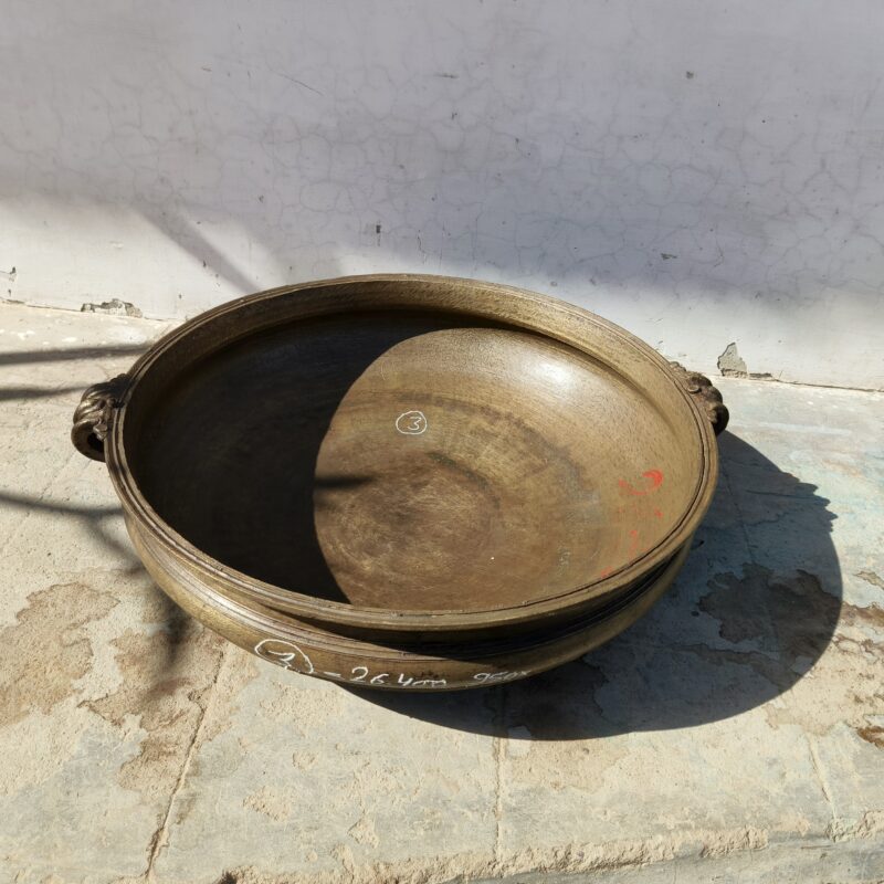 Indian Traditional Vintage Brass Urli for Flower Decoration