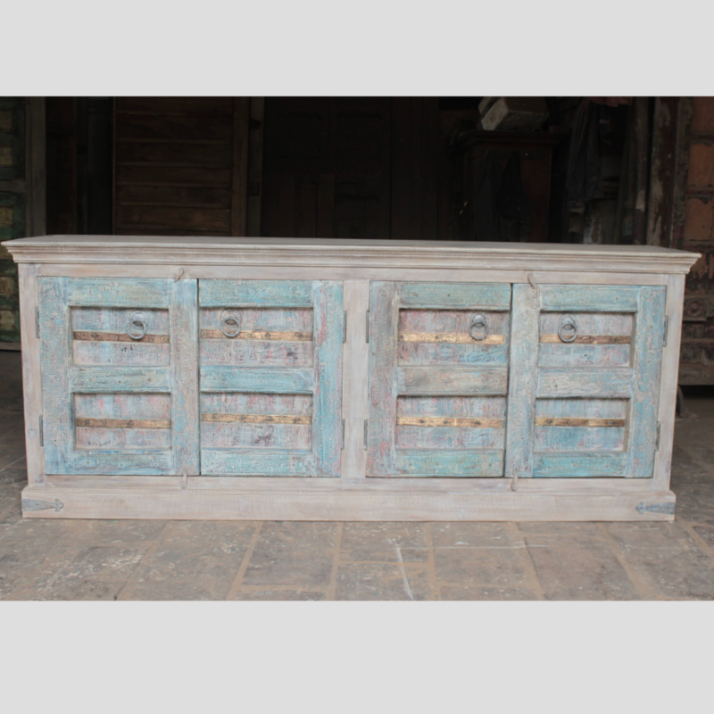 Classic Antique Wooden Sideboard - Handcrafted Vintage Storage Solution