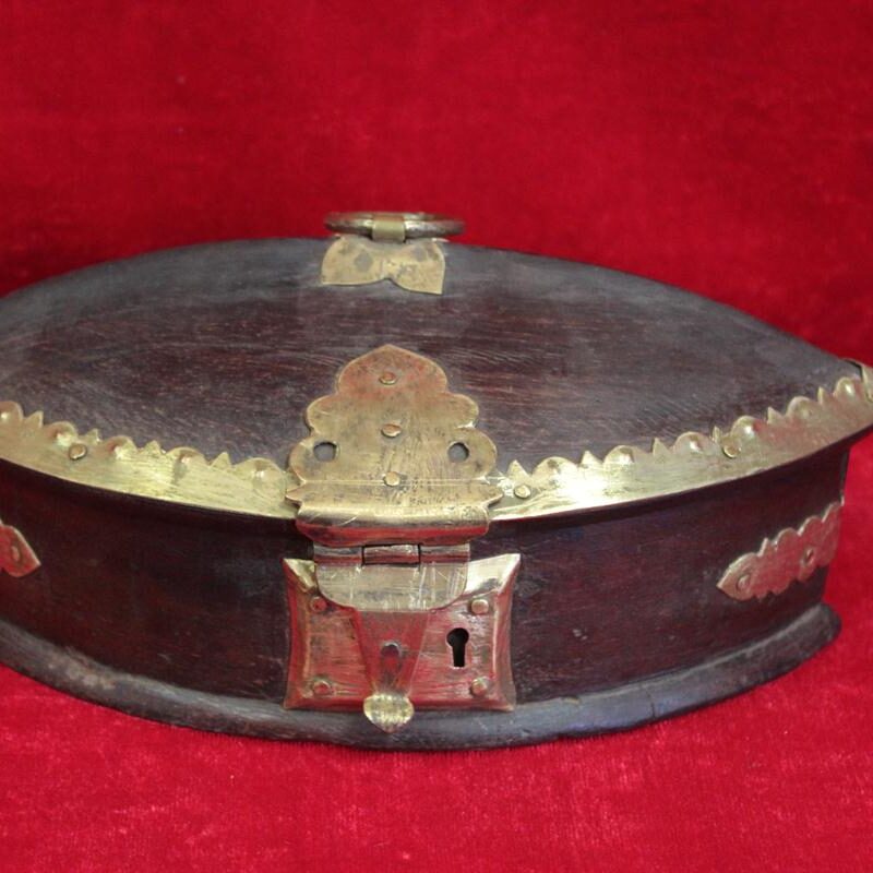 Brass Case Box New Wooden Home Decor Collectible Christmas Gifts