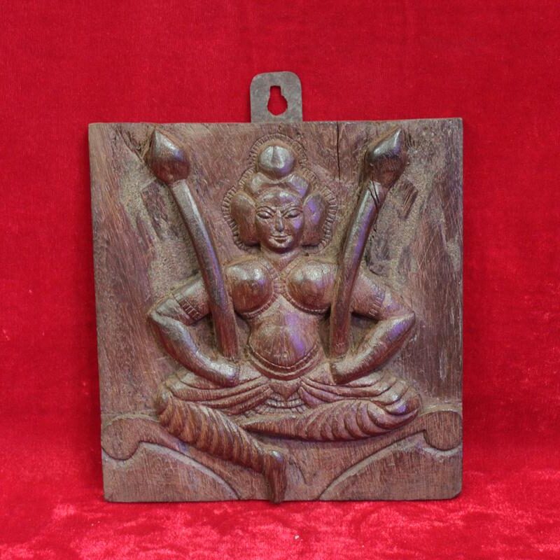 Wooden Female Wall Panel Figure New Antique Home Decor Halloween Gifts