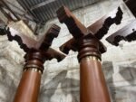 Chettinad Pillars (Columns), Newly Made 8 Feet Long South Indian Style Pillar - Image 5