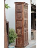 Wooden Almirah | Old Carved Door Cabinet - Image 2