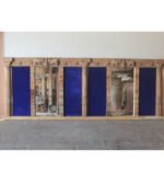 Vintage Inspired Jharokha Mirror, Indian Carved Wooden Wall Decor Mirror Frame - Image 11