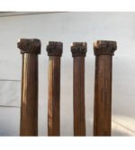 Authentic Old Indian Teak Wood Pillar: A Timeless Masterpiece - Image 3