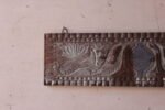 Antique Indian Wooden Wall Panel with Peacock Motifs - Image 2