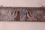 Antique Indian Wooden Wall Panel with Peacock Motifs - Image 4
