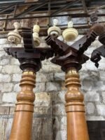 Chettinad Pillars (Columns), Newly Made 7.8 Feet Long South Indian Style Pillar - Image 7