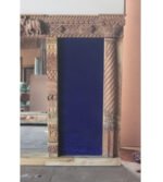 Vintage Inspired Jharokha Mirror, Indian Carved Wooden Wall Decor Mirror Frame - Image 6
