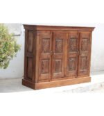 Wooden 4 Door Sideboard - Image 2