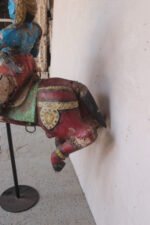 Aiyanar (Ayyanar) Tamil Folk Deity Sculpture - A Rare Antique Figure - Image 9
