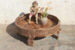 2.4 feet wide Authentic Vintage Chakki Grinder Tables - Image 3