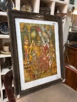 Ram Darbar Raja Ravi Varma Print Print | Raja Ravi Varma Cloth Work Print - Image 3