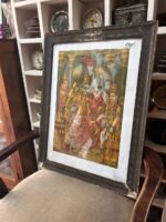 Ram Darbar Raja Ravi Varma Print Print | Raja Ravi Varma Cloth Work Print - Image 4