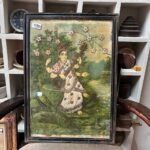 Ravi Varma Lithography, Vintage Cotton Work Ravi Varma Prints