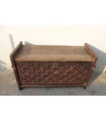 Antique Wooden Storage Chest | Vintage Indian Box - Image 2