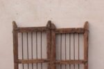 Antique Indian Teak Wood Garden Dog Gates - Image 2
