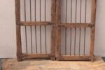 Antique Indian Teak Wood Garden Dog Gates - Image 3