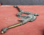 Vintage Brass Inlay Betel Nut Cutter – Antique Indian Collectible, Unique Home Decor - Image 3