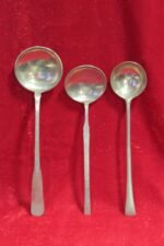 Set of 3 Vintage Brass Ladle, Kitchen Utensils, Mid Century, Brass Utensils - Image 6
