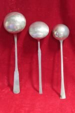 Set of 3 Vintage Brass Ladle, Kitchen Utensils, Mid Century, Brass Utensils - Image 4