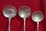 Set of 3 Vintage Brass Ladle, Kitchen Utensils, Mid Century, Brass Utensils - Image 2
