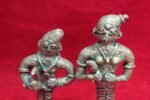Brass Statue Figure 2 Pc Old Vintage Antique Home Decor Collectible - Image 2