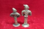 Brass Statue Figure 2 Pc Old Vintage Antique Home Decor Collectible - Image 5