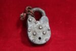 Iron Lock and Key Old Vintage Antique Collectible - Image 3