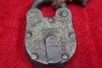 Iron Lock and Key Vintage Collectible Old Handcrafted Collectible - Image 2