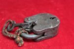 Vintage Handcrafted Iron Padlock with Key – Antique Style Lock, Rustic Home Decor, Collectible - Image 3
