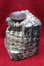 Vintage Wood Hand Carved Candle Stand Home Decor Tableware Candle Holder - Image 2