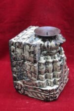 Vintage Wood Hand Carved Candle Stand Home Decor Tableware Candle Holder - Image 3