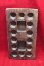 Old Vintage Indian Handmade Wooden Egg Tray, a truly unique game collectible - Image 2