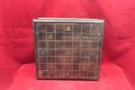 Wooden Game Tray Box Old Vintage Indian Handmade Collectible - Image 3