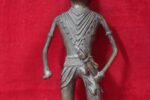 Brass Statue Tribal Male Old Vintage Rare Home Decor Collectible Figure - Image 3