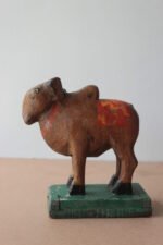 Antique Wooden Nandi Figurine - Image 3