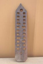 Old Vintage Wooden Spoon Holder Antique Wall Hanging Utensils Holder - Image 2
