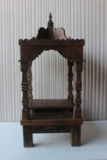Old Vintage Hand Made Wooden Temple Mandir Home Temple Decor Pooja Ghar