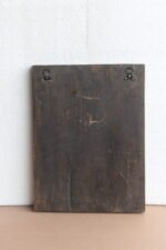 Old Vintage King Painting Teak Wood Artistic Wall Hanging Home Decor Art - Image 4