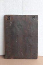 Wooden Buddha Painting in a Meditation Position - Image 4