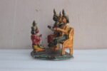 Old Handmade Wooden Ram Darbar Figurines Rustic Temple Decor Collectible - Image 3