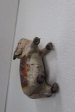 Antique Wooden Nandi Figurine - Image 5