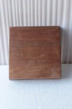 Chettinad Style Ceramic Tile Decorated Teak Wood Tray Platter Home Decor - Image 3