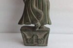 Old Vintage Hand Carved Wooden Dancing Lady Statue Indian Decorative - Image 3