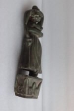 Old Vintage Hand Carved Wooden Dancing Lady Statue Indian Decorative - Image 4