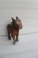 Antique Wooden Nandi Figure - Image 3