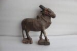 Antique Wooden Nandi Figurine - Image 2