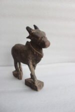 Antique Wooden Nandi Figurine - Image 3
