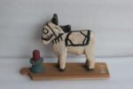 Oriental Vintage Wooden Nandi Cow Handmade Figurine Indian Home Decorative - Image 5